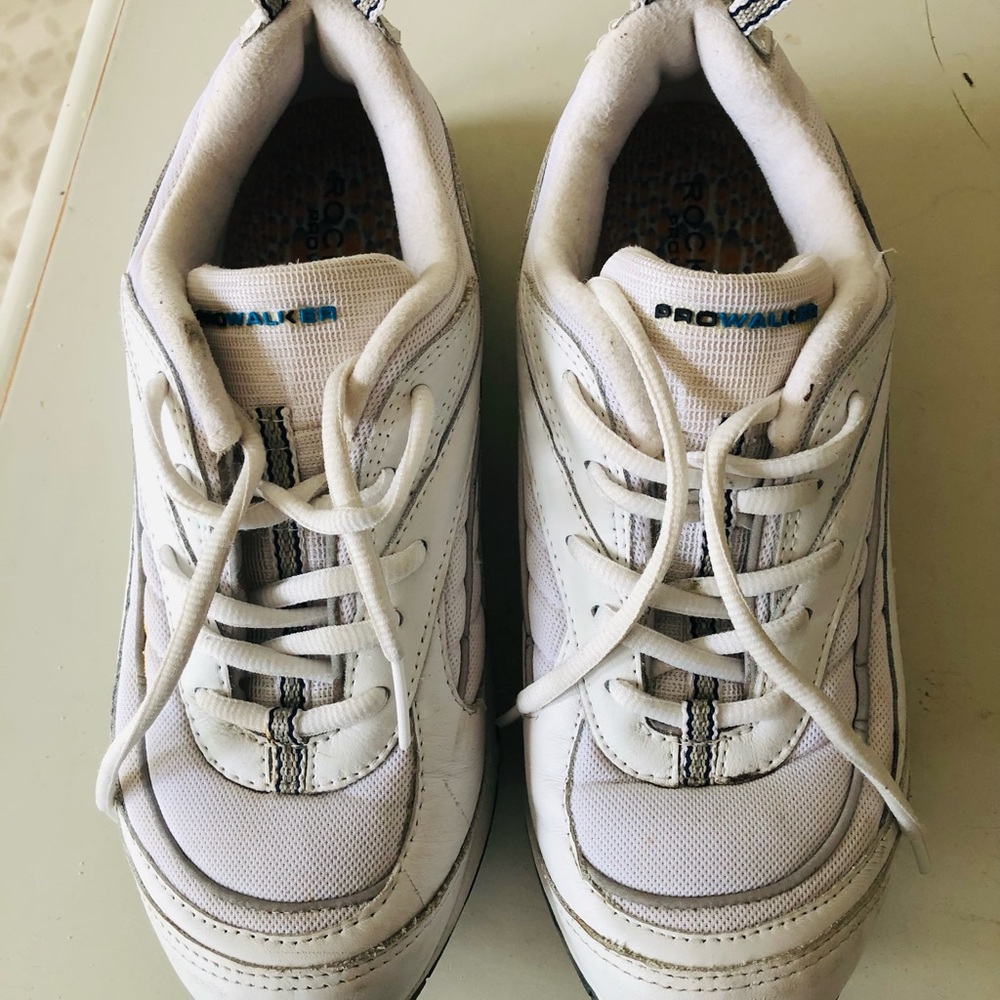 Rockport Pro Walker Classic Walking Shoe Sneakers Y2K Vibe Gorpcore Summer White